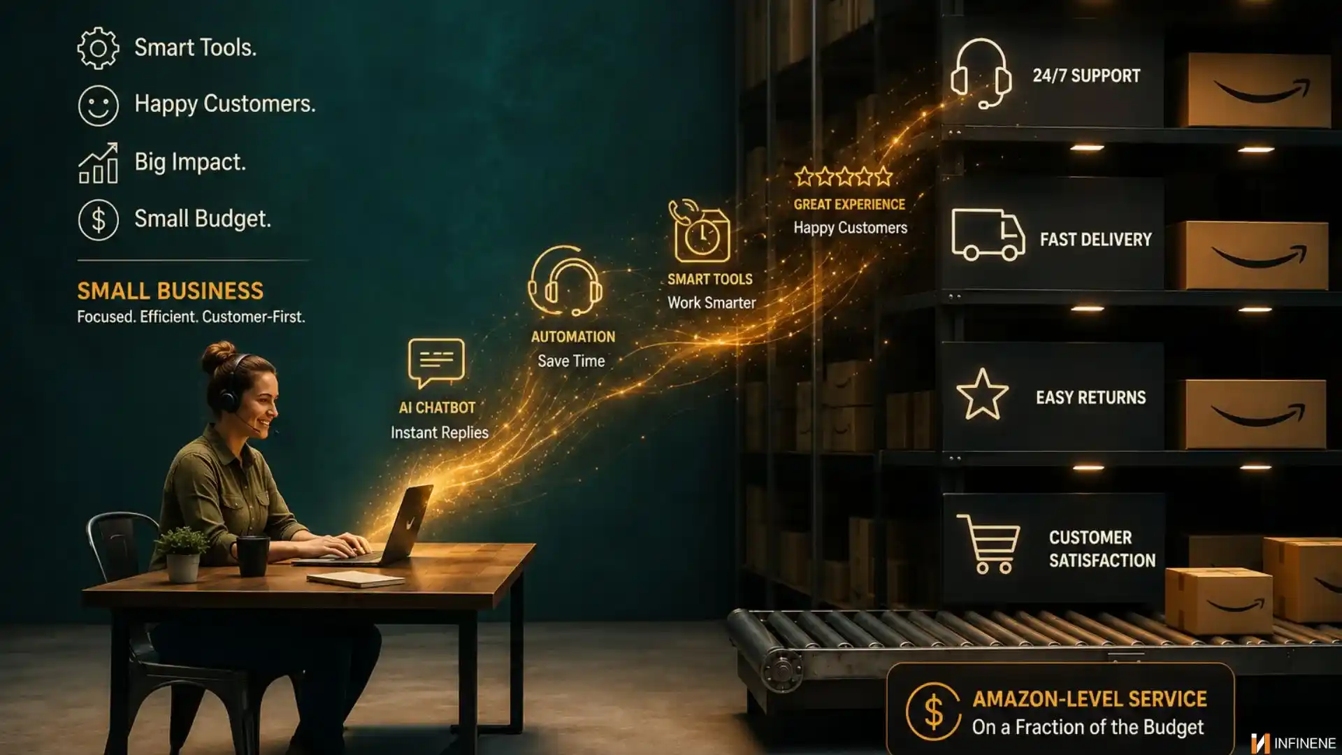 How Small Businesses Can Compete with Amazon-Level Customer Service on A Fraction of The Budget